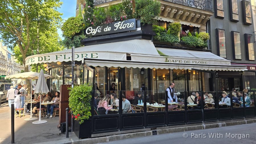 Café de Flore, Saint-Germain-des-Prés, Paris
